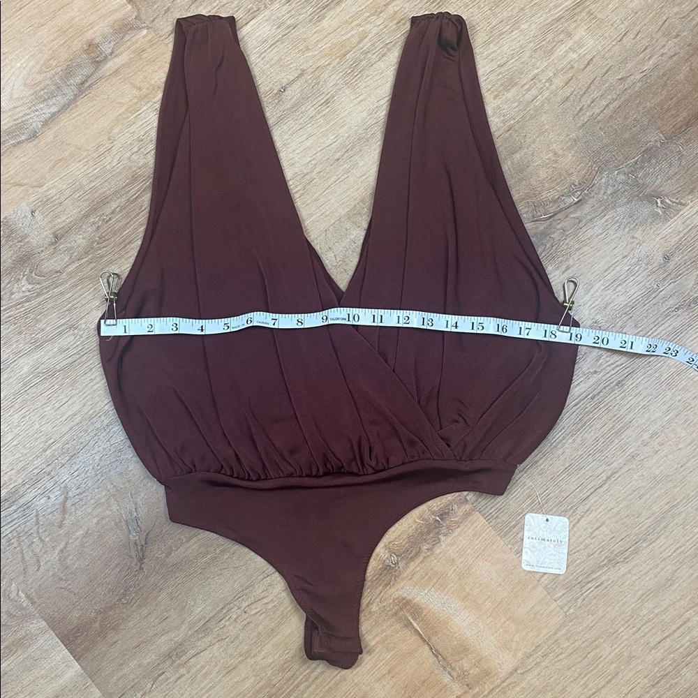 Intimately By Free People NWT Night Owl Nutmeg Brown Size Small Bodysuit - Picture 12 of 12
